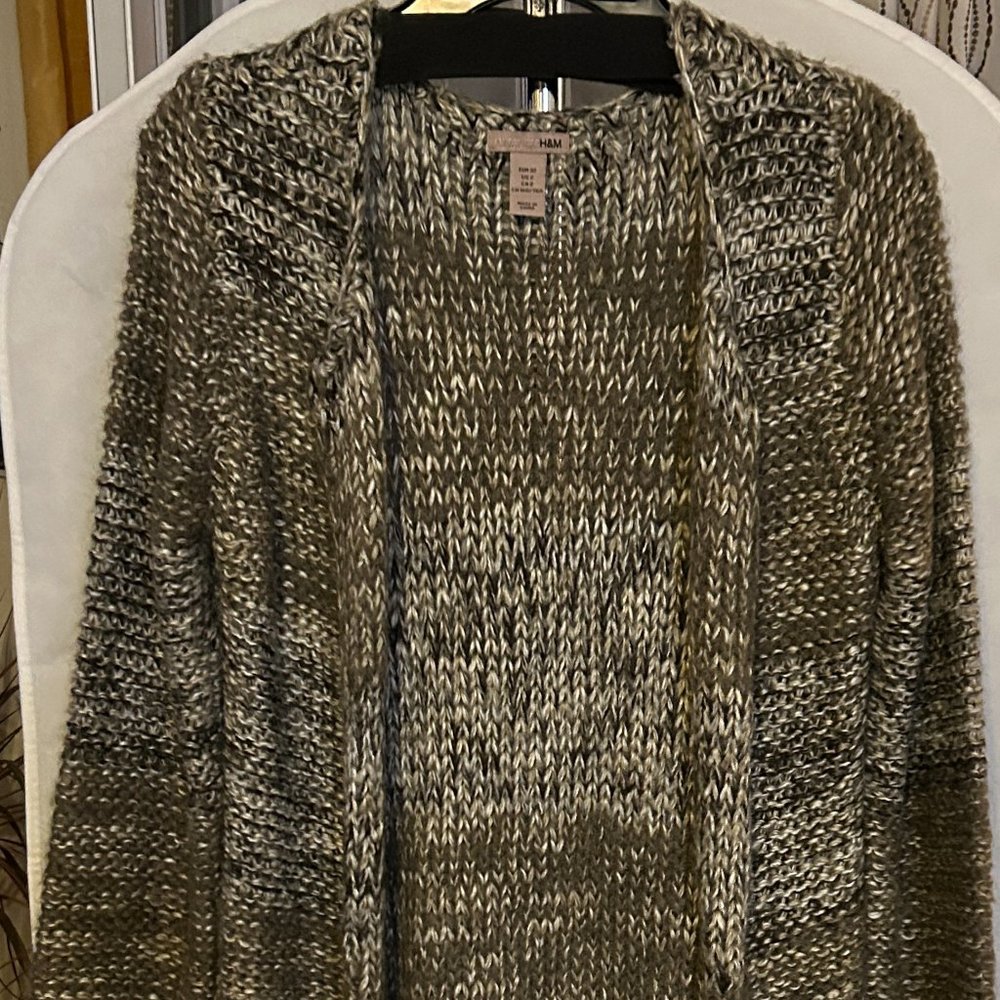 Open Front Midi Length Multi Cardigan - image 1